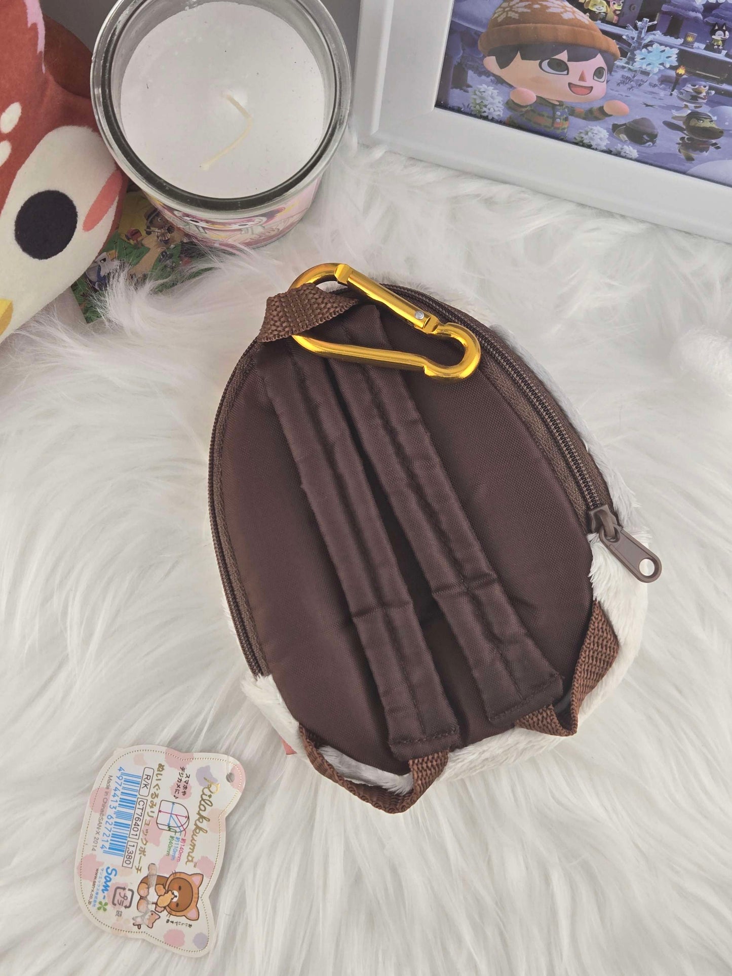Rilakkuma and friends deluxe backpack pouch image 1