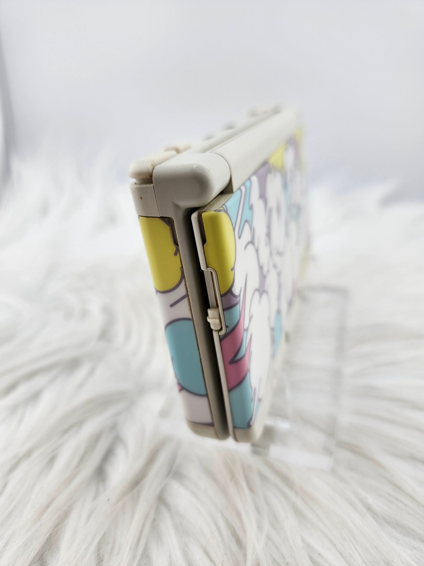 White "New" Model 3DS with Kyary Pamyu Pamyu Kawaii #2/Boo Clouds Plates