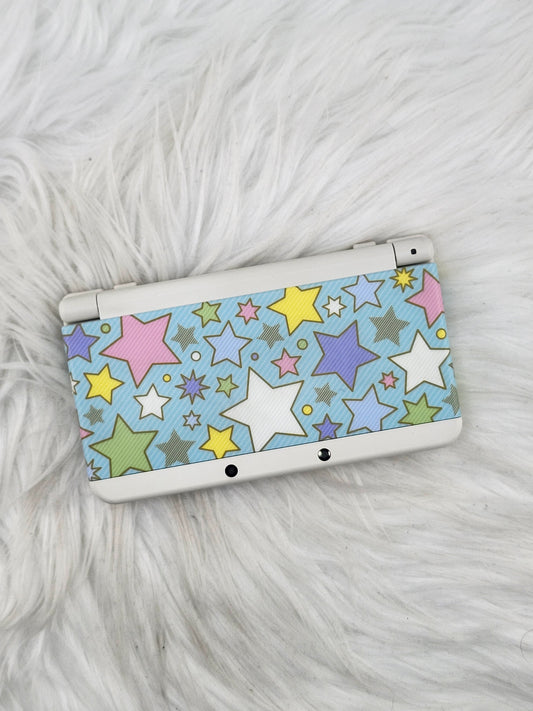 New 3ds blanche avec coques Kawaii Stars