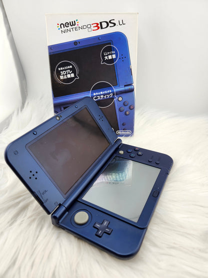 Metallic Blue New 3DS XL - Top IPS - Complete in Box