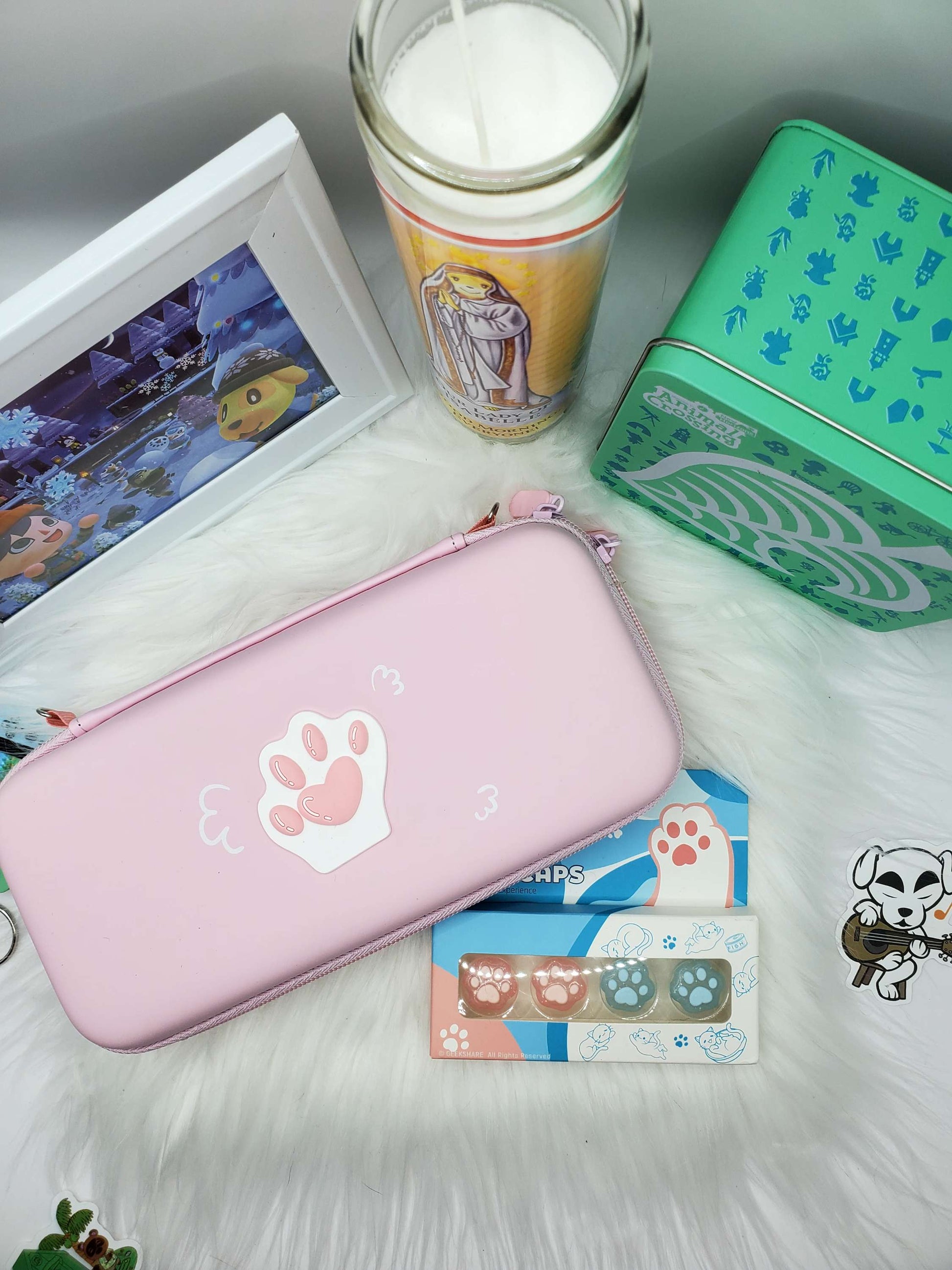 Pink Kitty Paw Switch Lite Bundle image 0