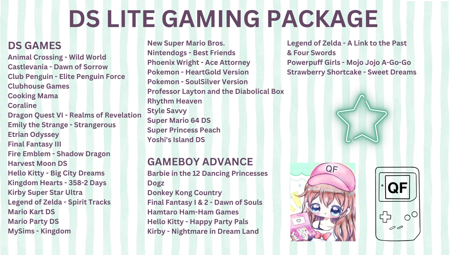 Metallic Rose Pink DS Lite Little Twin Stars Bundle  image 13