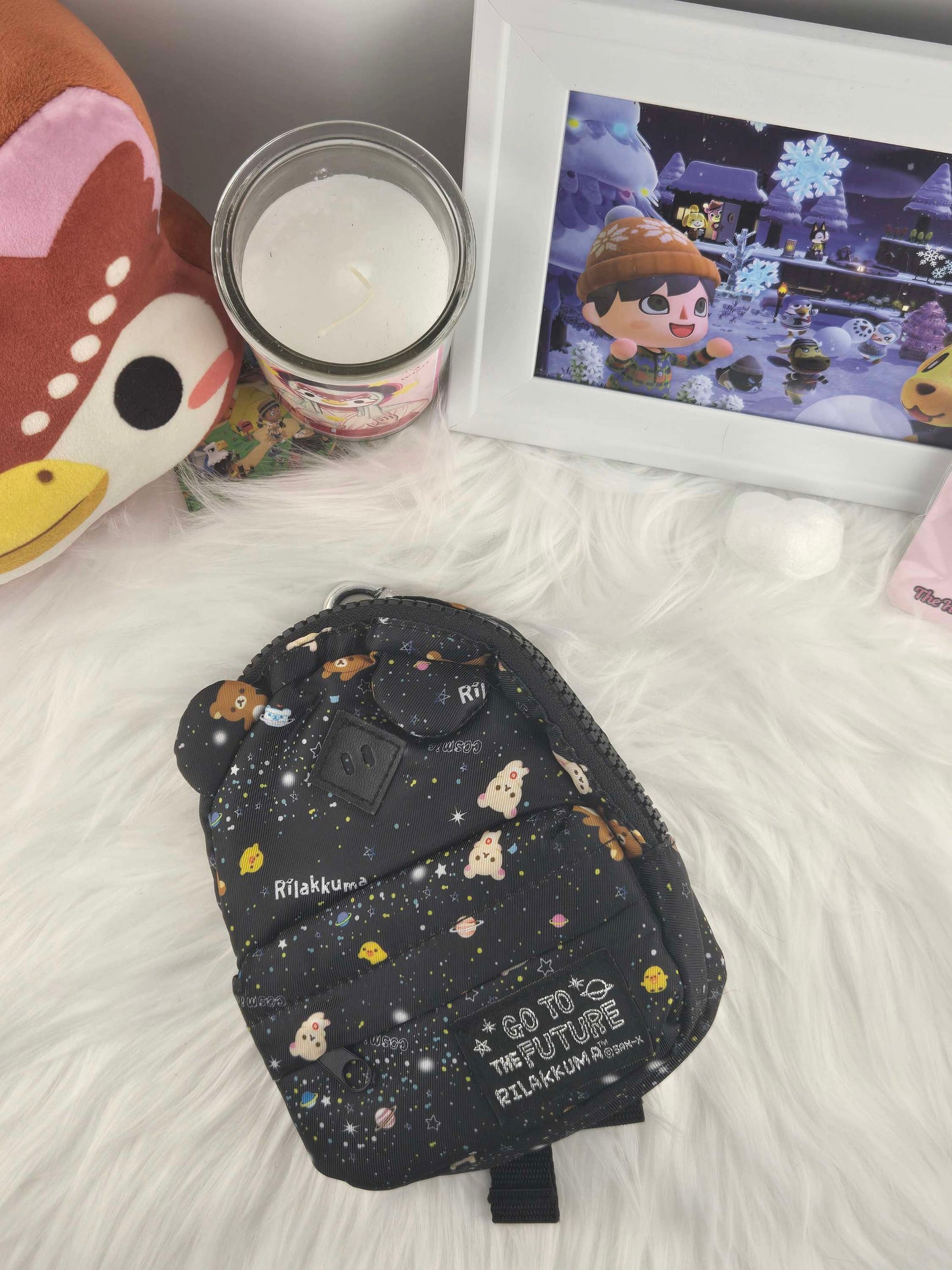 Rilakkuma and friends deluxe backpack pouch image 4