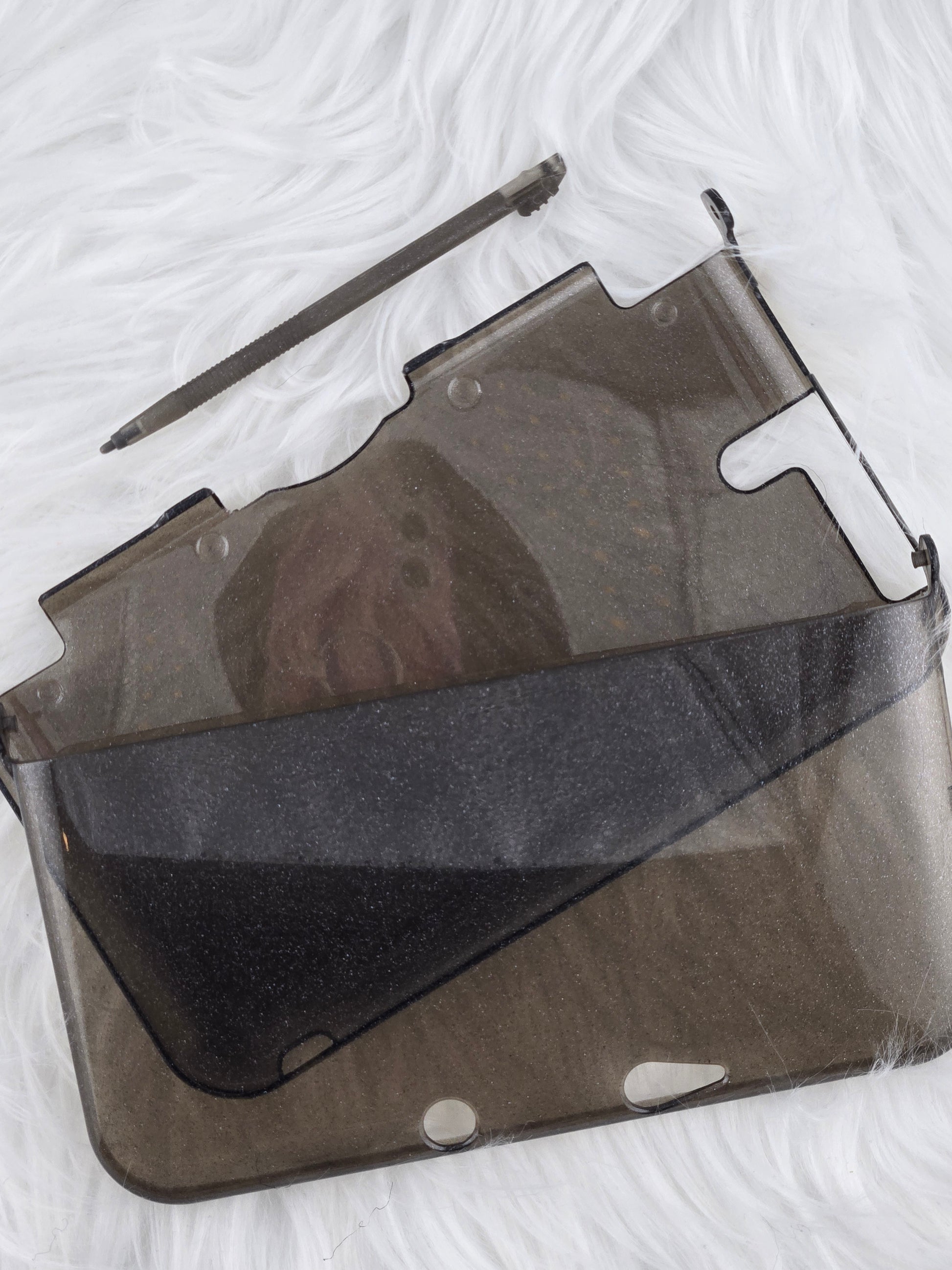 "Old" model 3DS XL Glitter Cover / Shell Set image 2