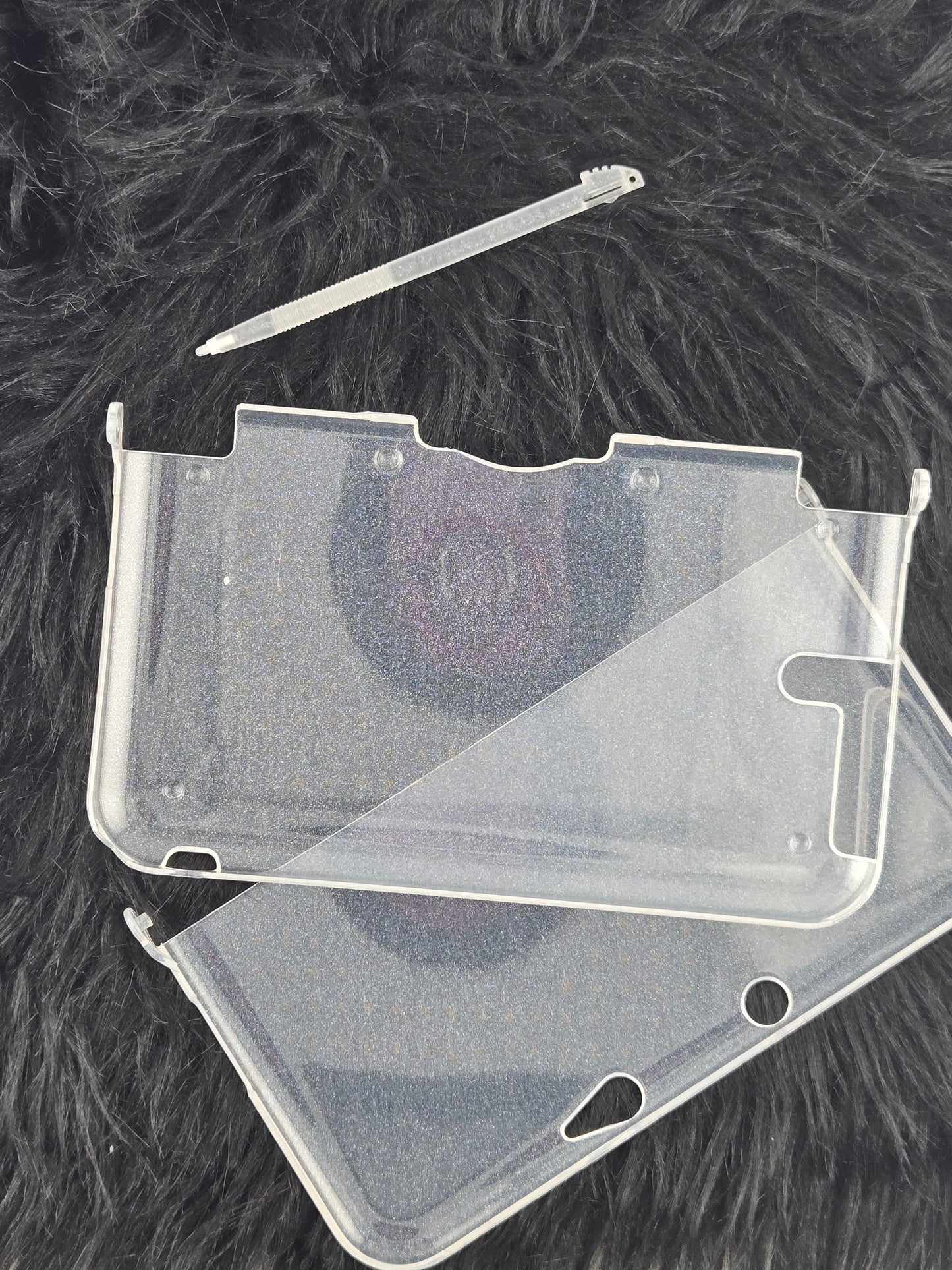 "Old" model 3DS XL Glitter Cover / Shell Set image 1