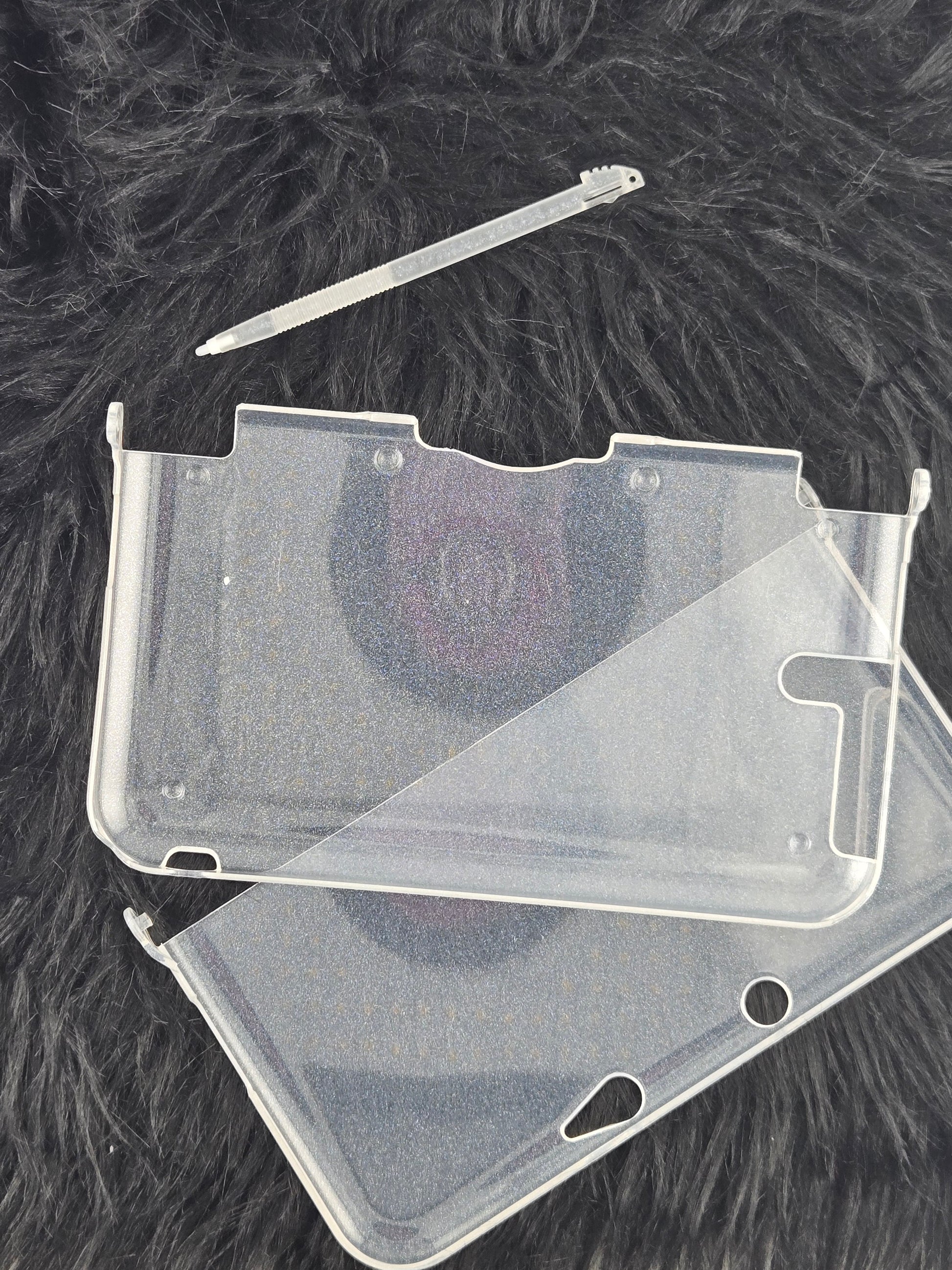 "Old" model 3DS XL Glitter Cover / Shell Set image 1