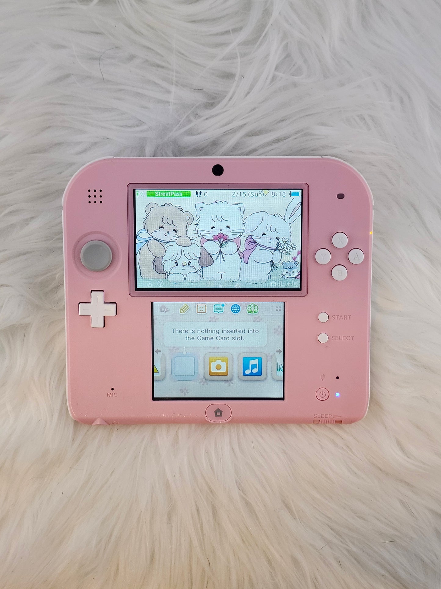 Pink and White 2ds image 2