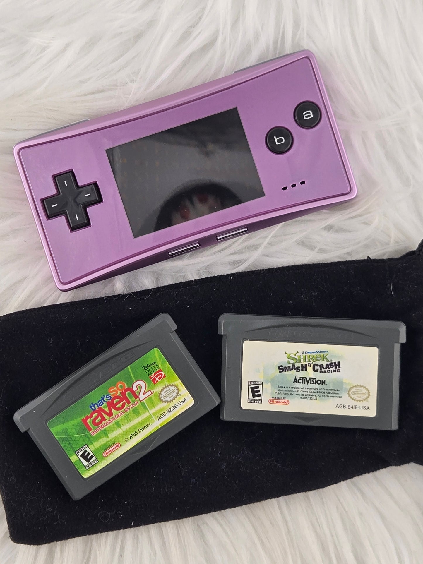 Pink Gameboy Micro Bundle