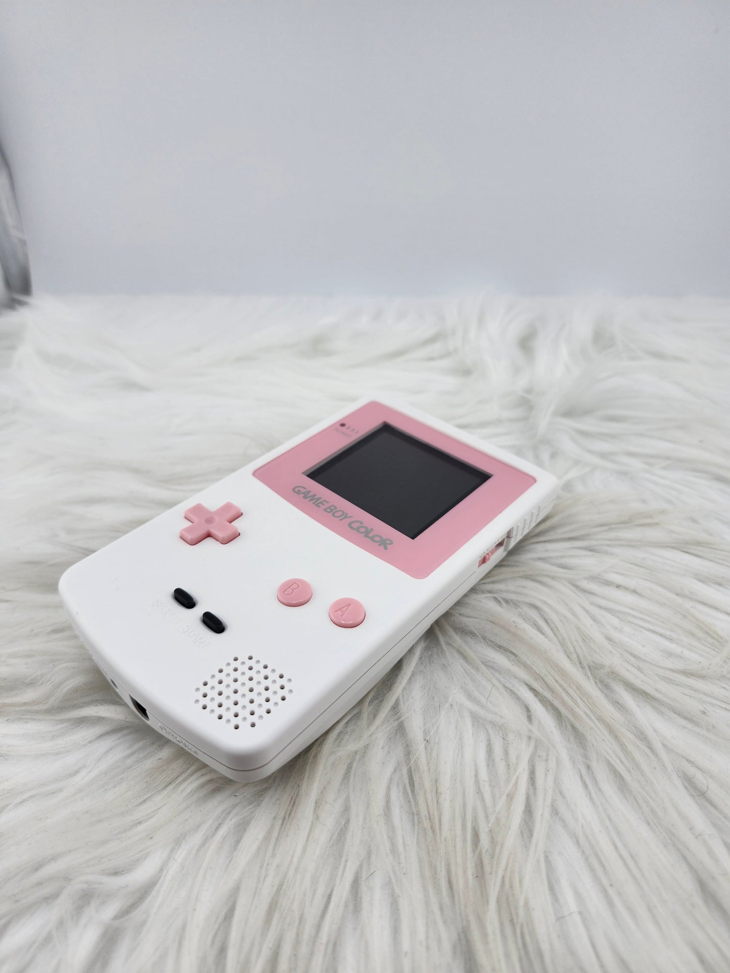 Coming Soon - Custom Console: White and Pink Gameboy Color