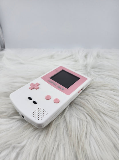 Coming Soon - Custom Console: White and Pink Gameboy Color