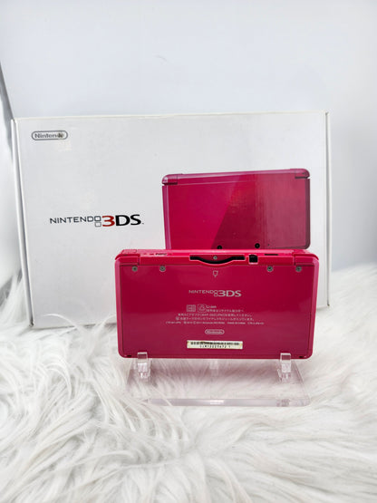 3DS Rosa Brillante - Completa en su caja