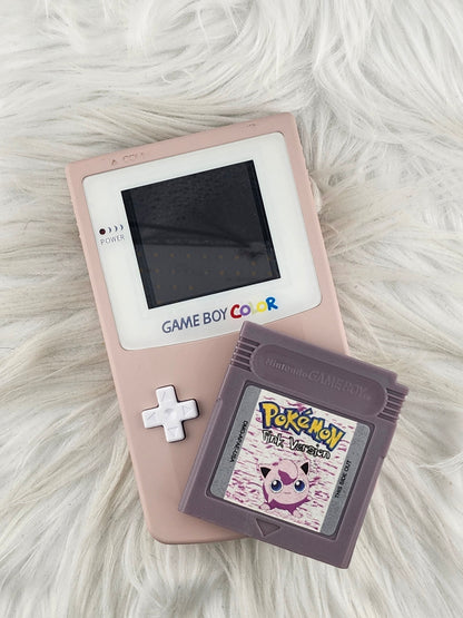 Custom Console: Pink and White Gameboy Color