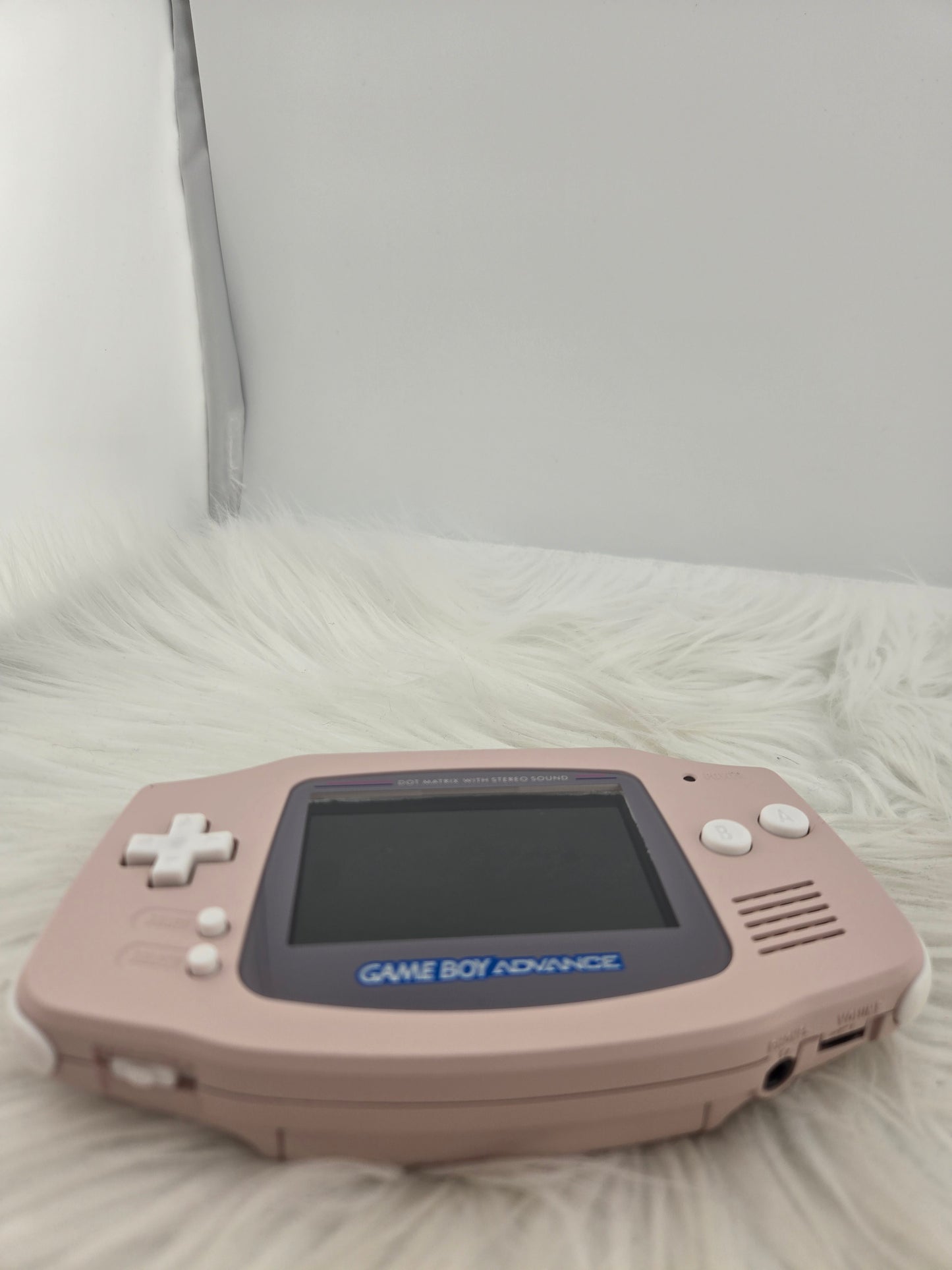 Custom Console: Pink and White Gameboy Advance