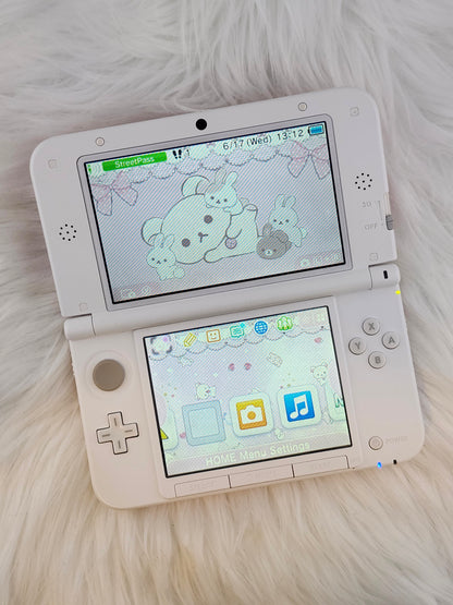 Lot 3DS XL rose et blanc thème Korilakkuma