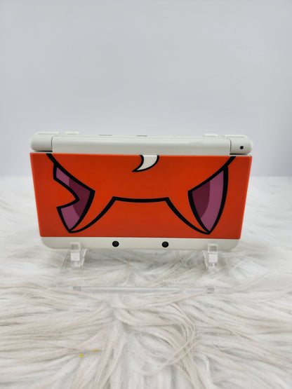 White "New" Model 3DS with Yo-Kai Watch Jibanyan Plates