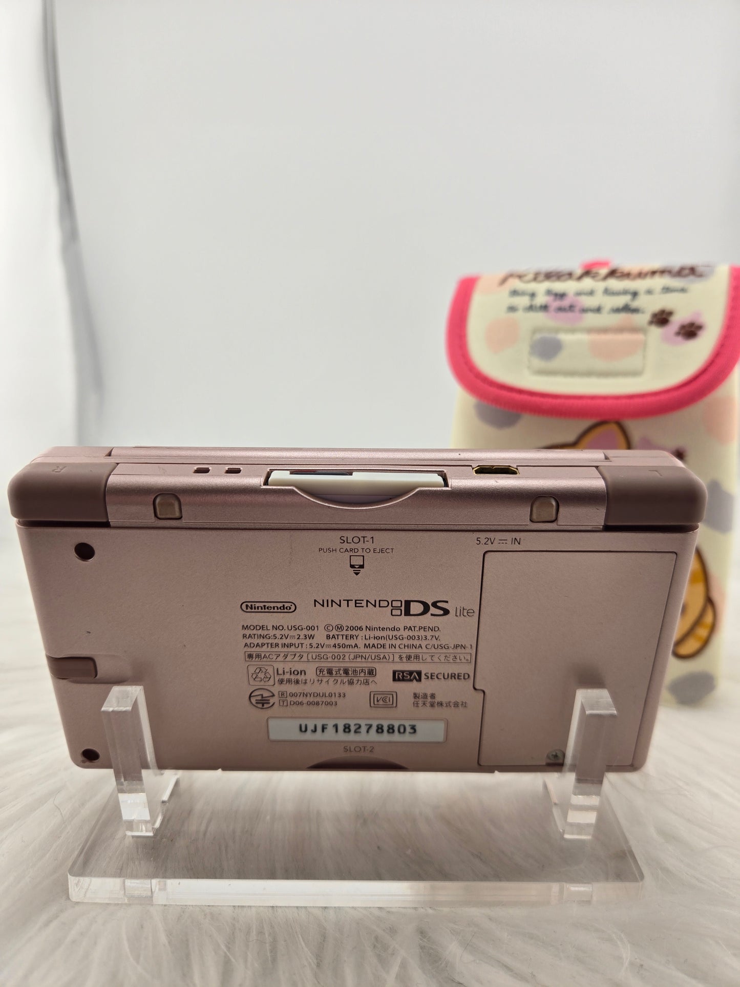 Consola DS Lite Rosa Metálico Little Twin Stars
