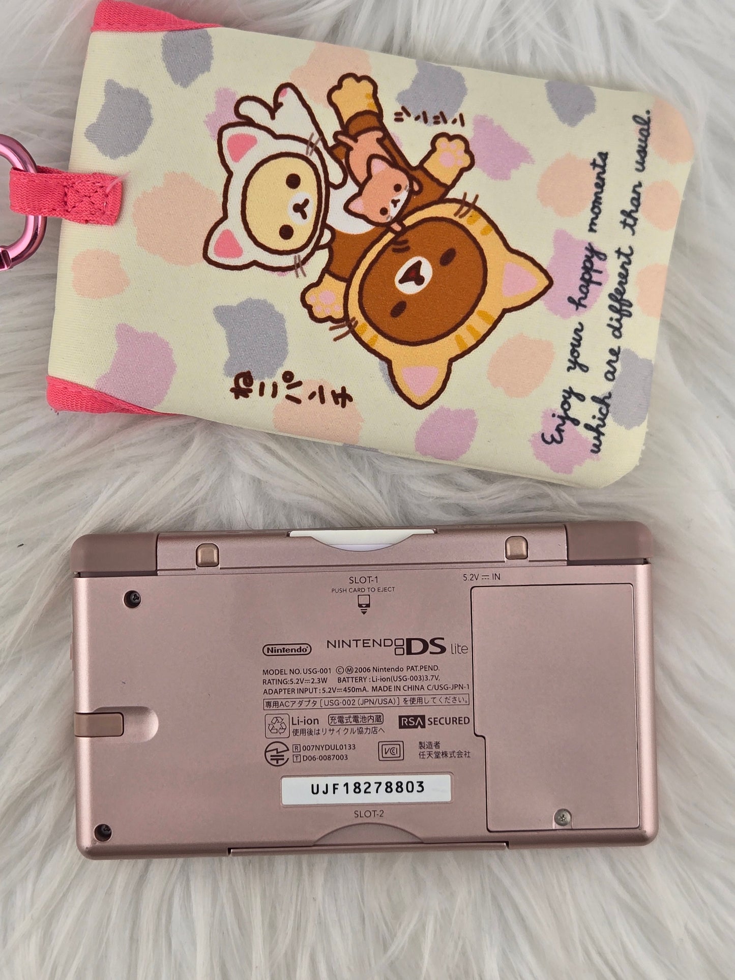 Consola DS Lite Rosa Metálico Little Twin Stars