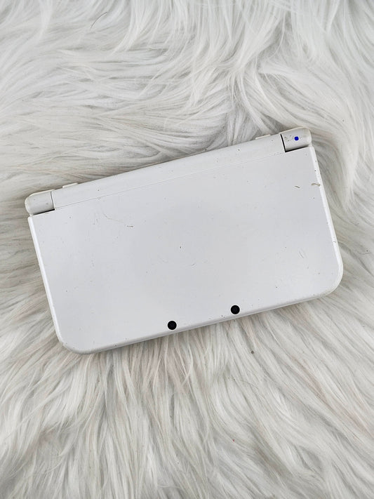New 3DS XL blanc nacré avec coque à paillettes - Écrans Dual IPS