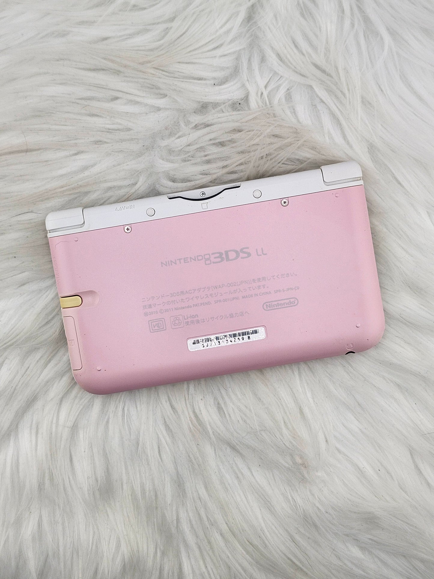 3DS XL Rose et Blanc