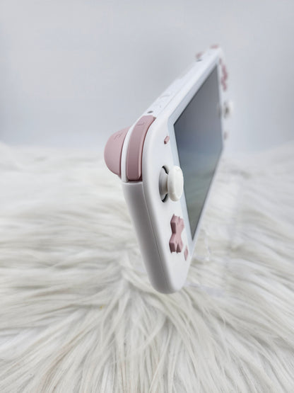 Custom Console: White and Pink Switch Lite