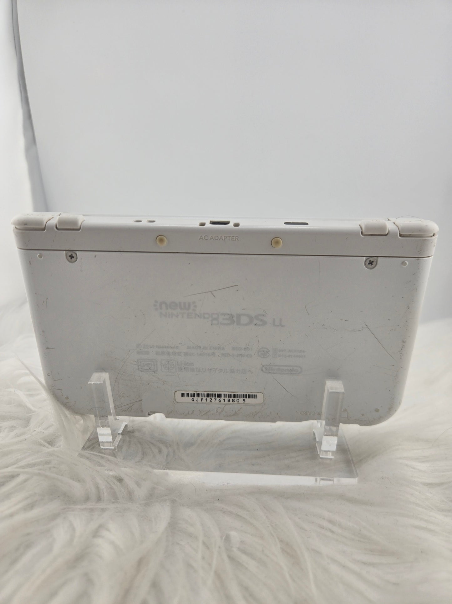 Pearl White "New" Model 3DS XL with Glitter TPU Shell