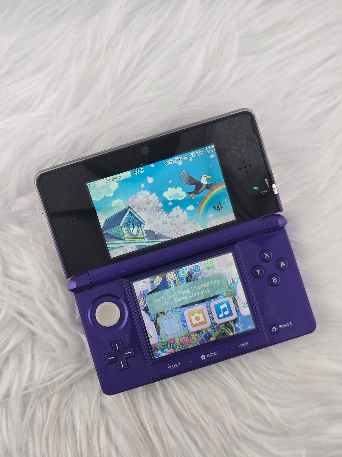 3DS Morado Medianoche - con Caja y Manuales