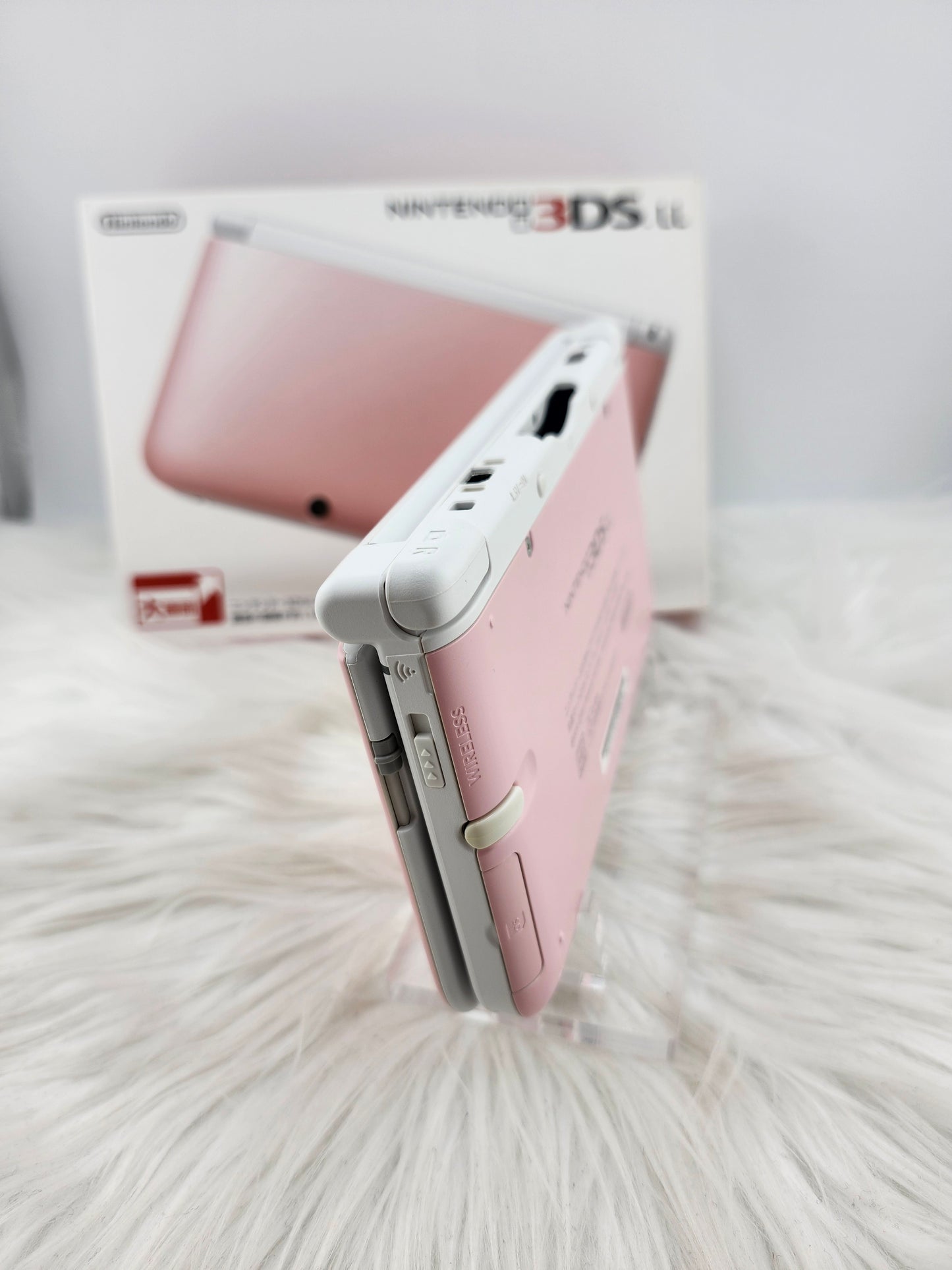 3DS XL Rosa y Blanco - Completo en Caja