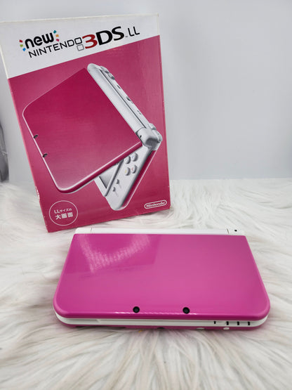 New 3DS XL rosa vibrante con pantalla IPS inferior