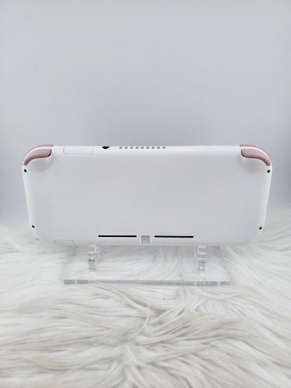 Custom Console: White and Pink Switch Lite