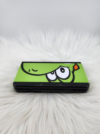 Black "New" Model 3ds with Yoshi Plates