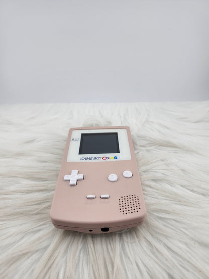 Custom Console: Pink and White Gameboy Color