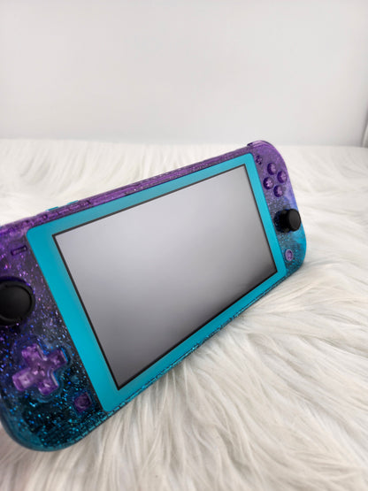 Custom Console: Glitter Gradient Galaxy Switch Lite