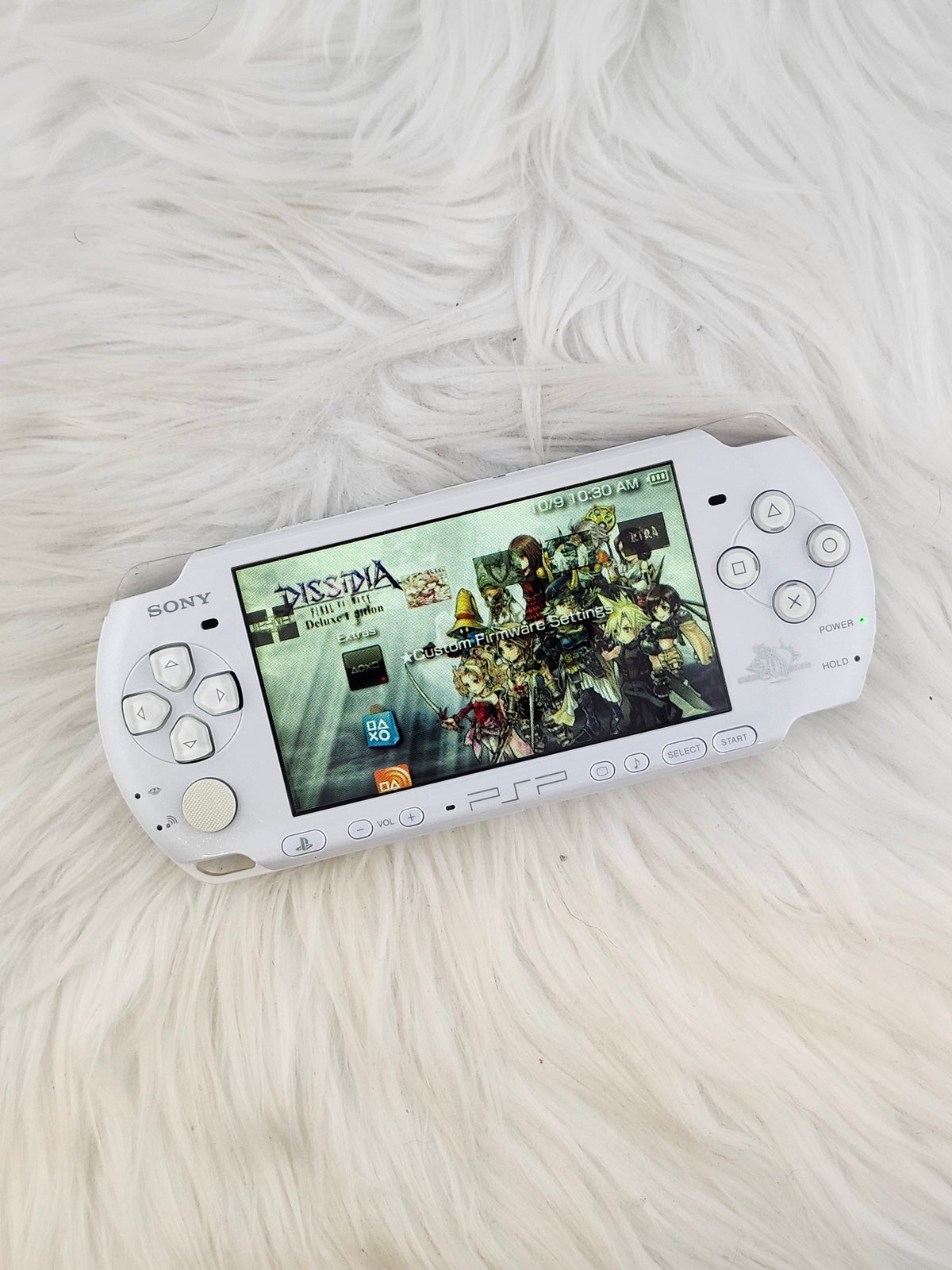 Final Fantasy Dissidia 20th Anniversary White PSP 3000