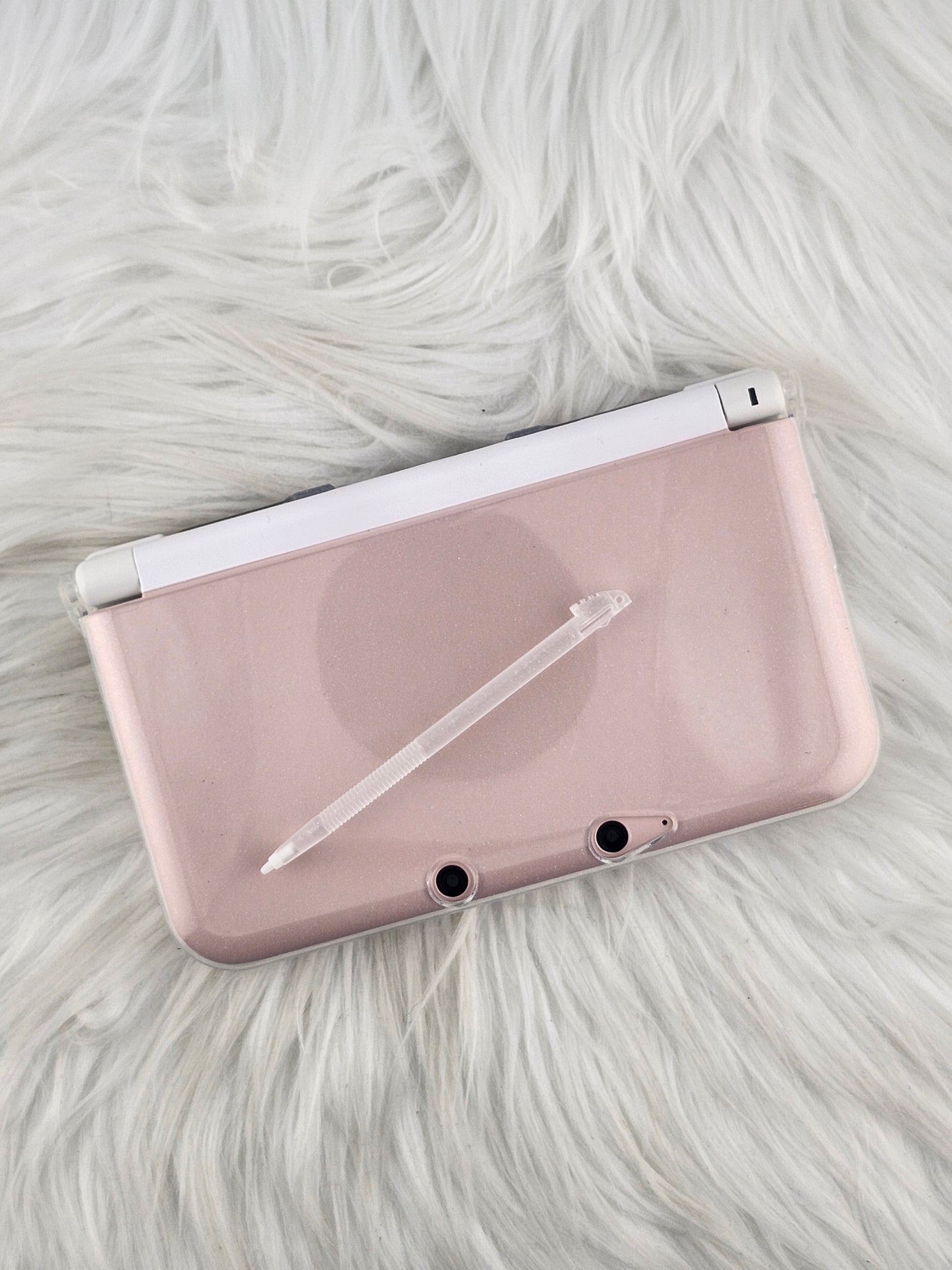 3DS XL rosa y blanca