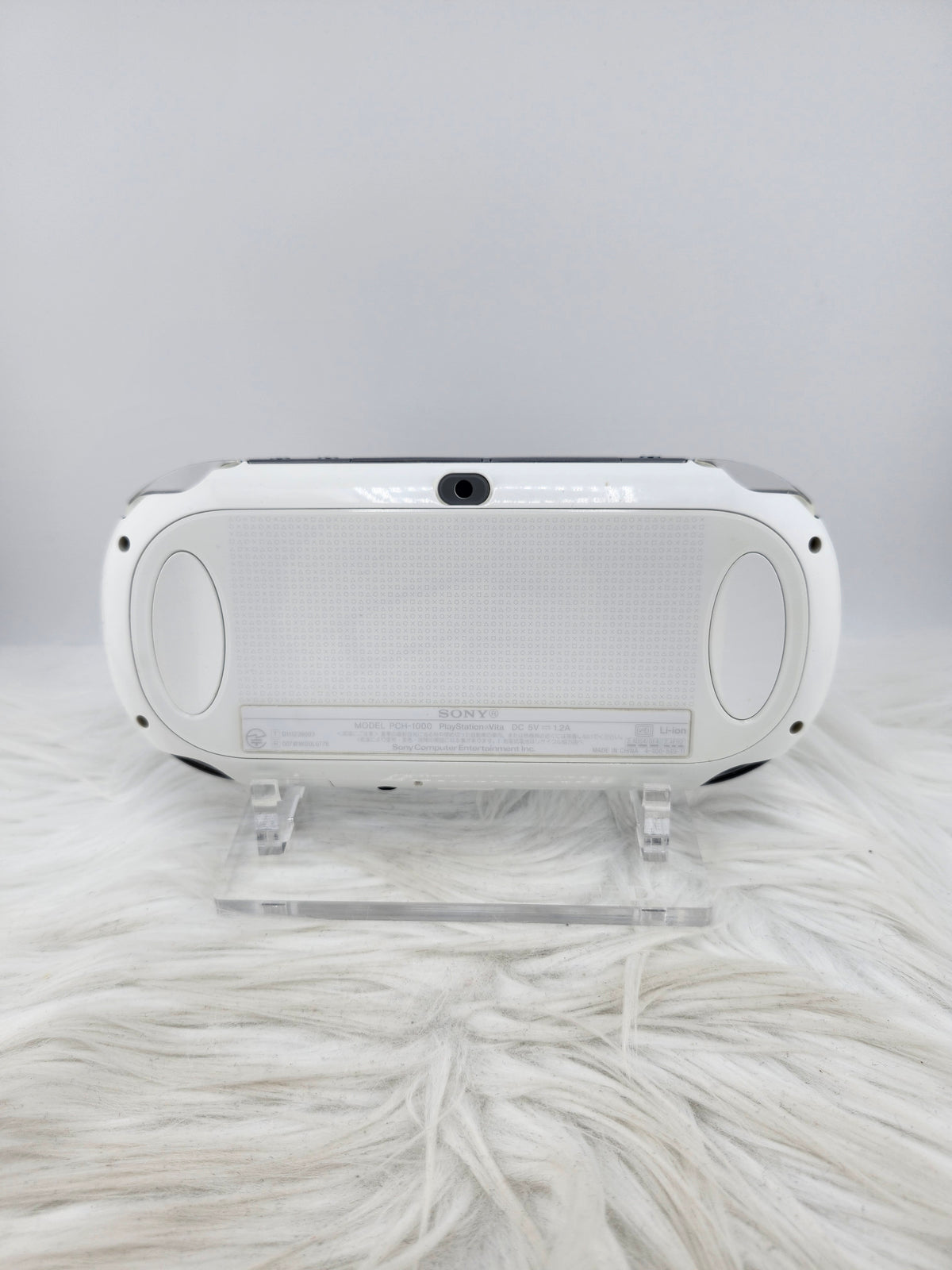 Crystal White Playstation Vita 1000 with Pink Glitter Shell