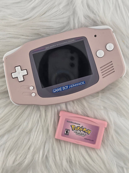 Custom Console: Pink and White Gameboy Advance