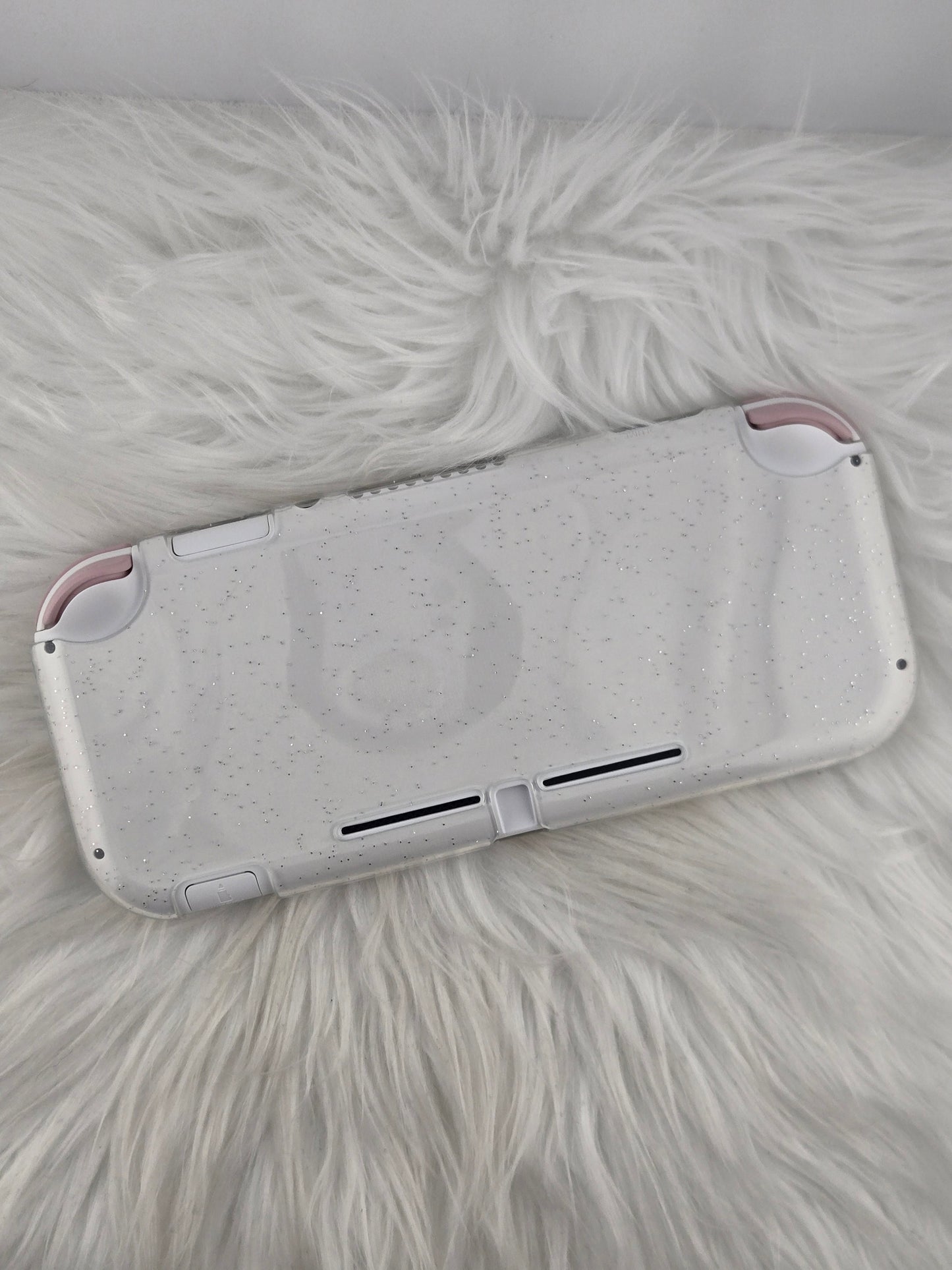 Custom Console: White and Pink Switch Lite