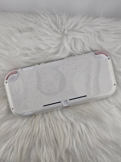 Custom Console: White and Pink Switch Lite