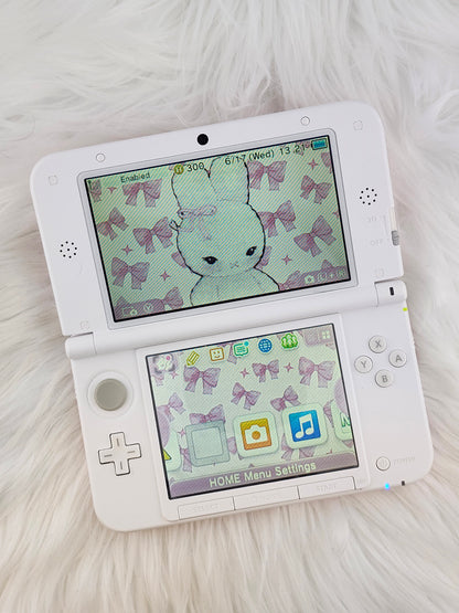 3DS XL Rosa y Blanco - Completo en Caja