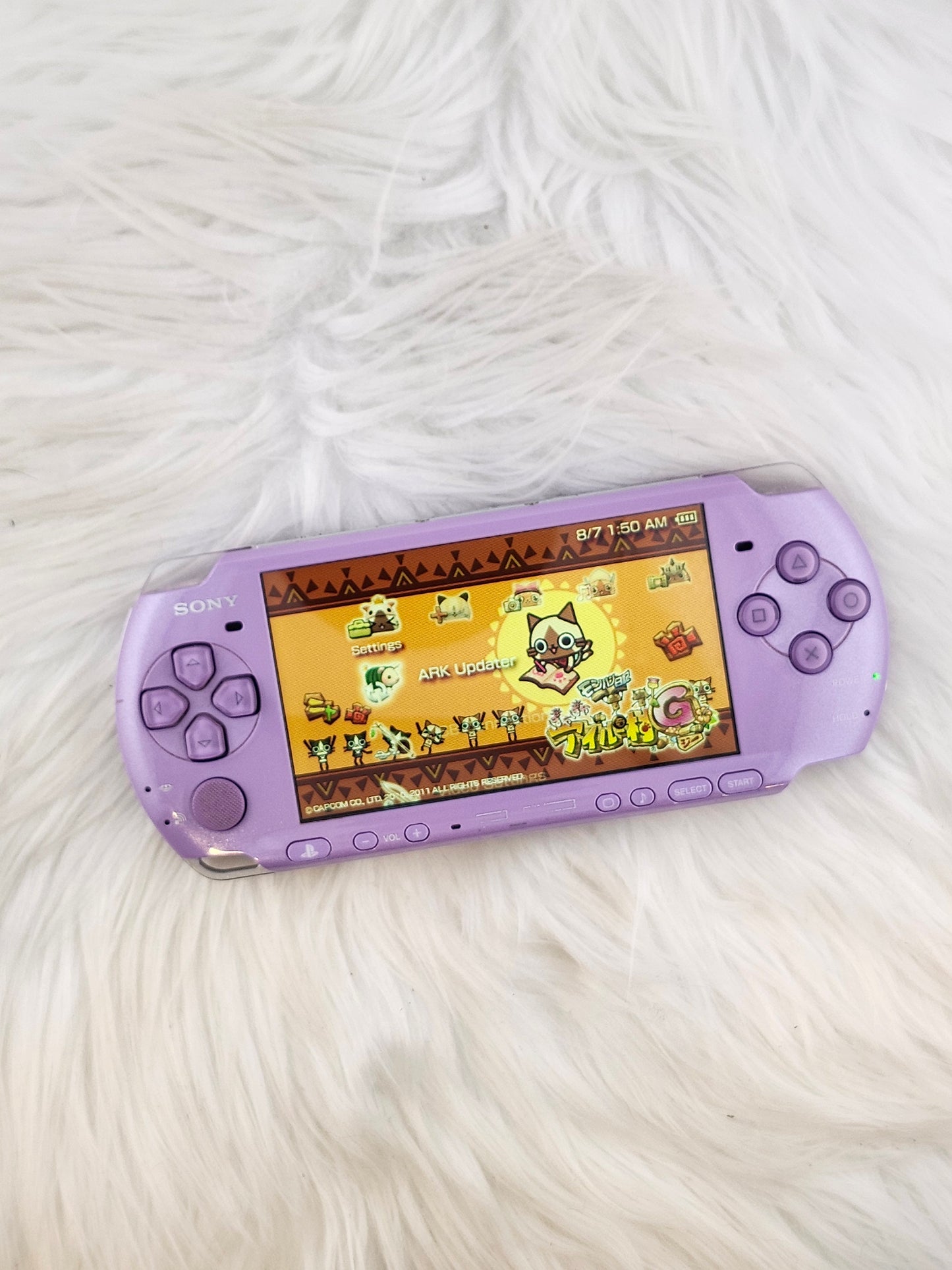 Lilac Purple PSP 3000