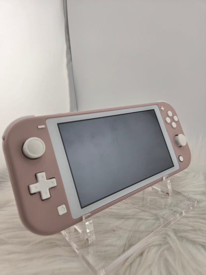 Custom Console: Pink and White Switch Lite