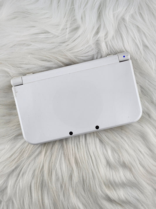 New 3DS XL blanc nacré avec coque à paillettes - Écrans Dual IPS