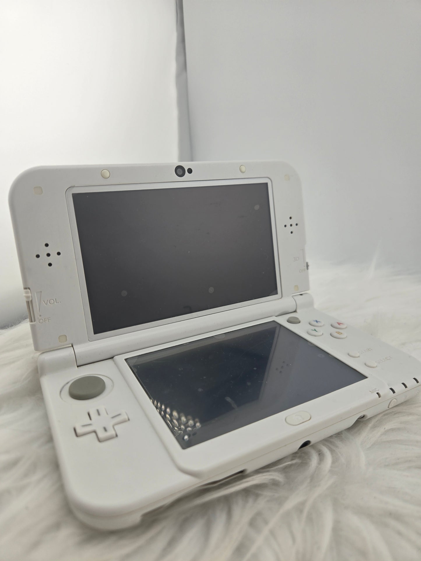 Pearl White "New" Model 3DS XL with Glitter TPU Shell