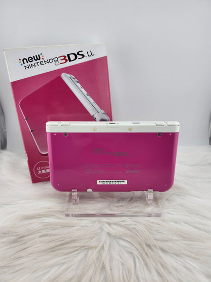 New 3DS XL rosa vibrante con pantalla IPS inferior