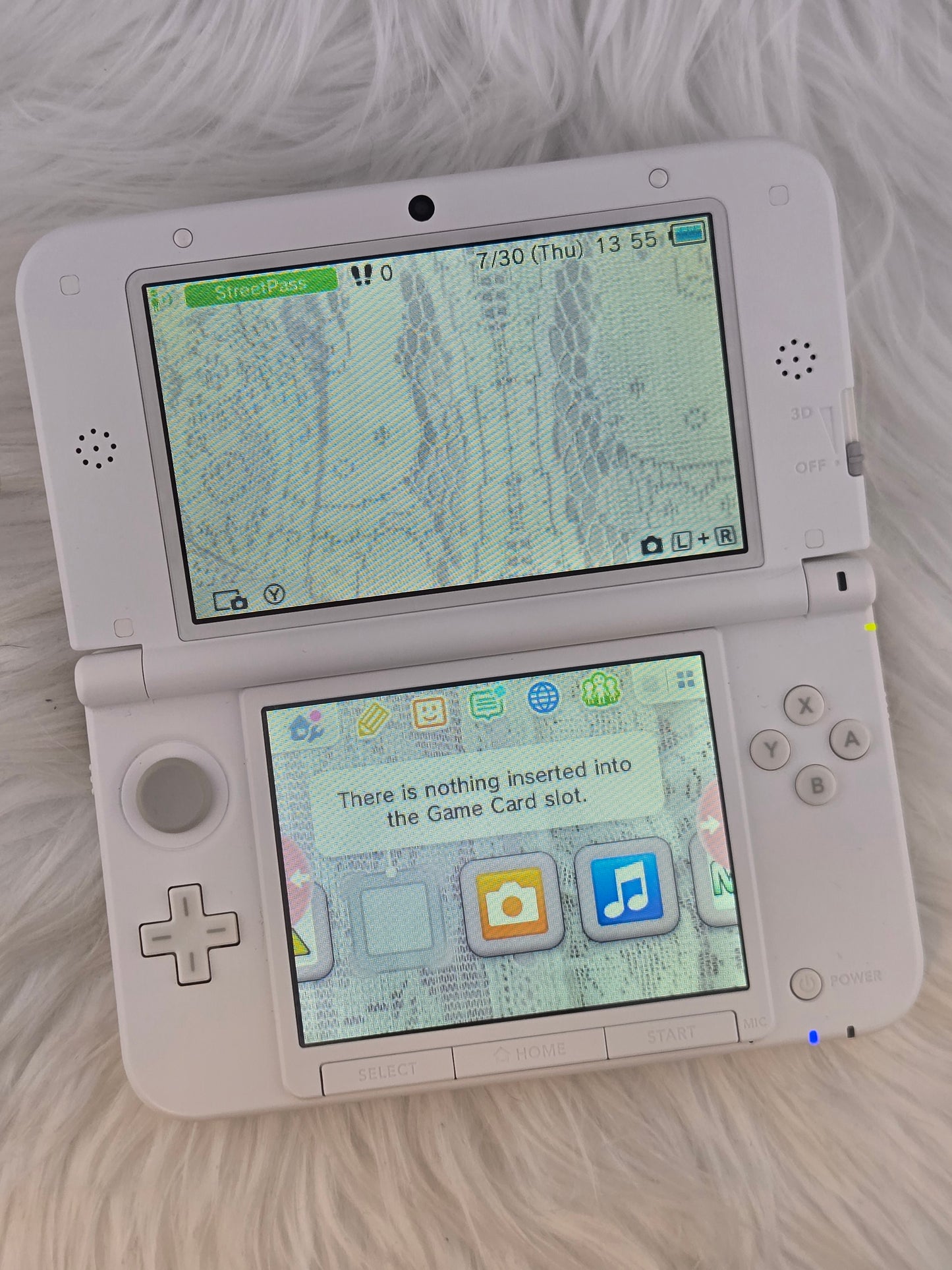 3DS XL Blanche