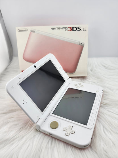 Pink and White 3DS XL - Almost Complete in Box