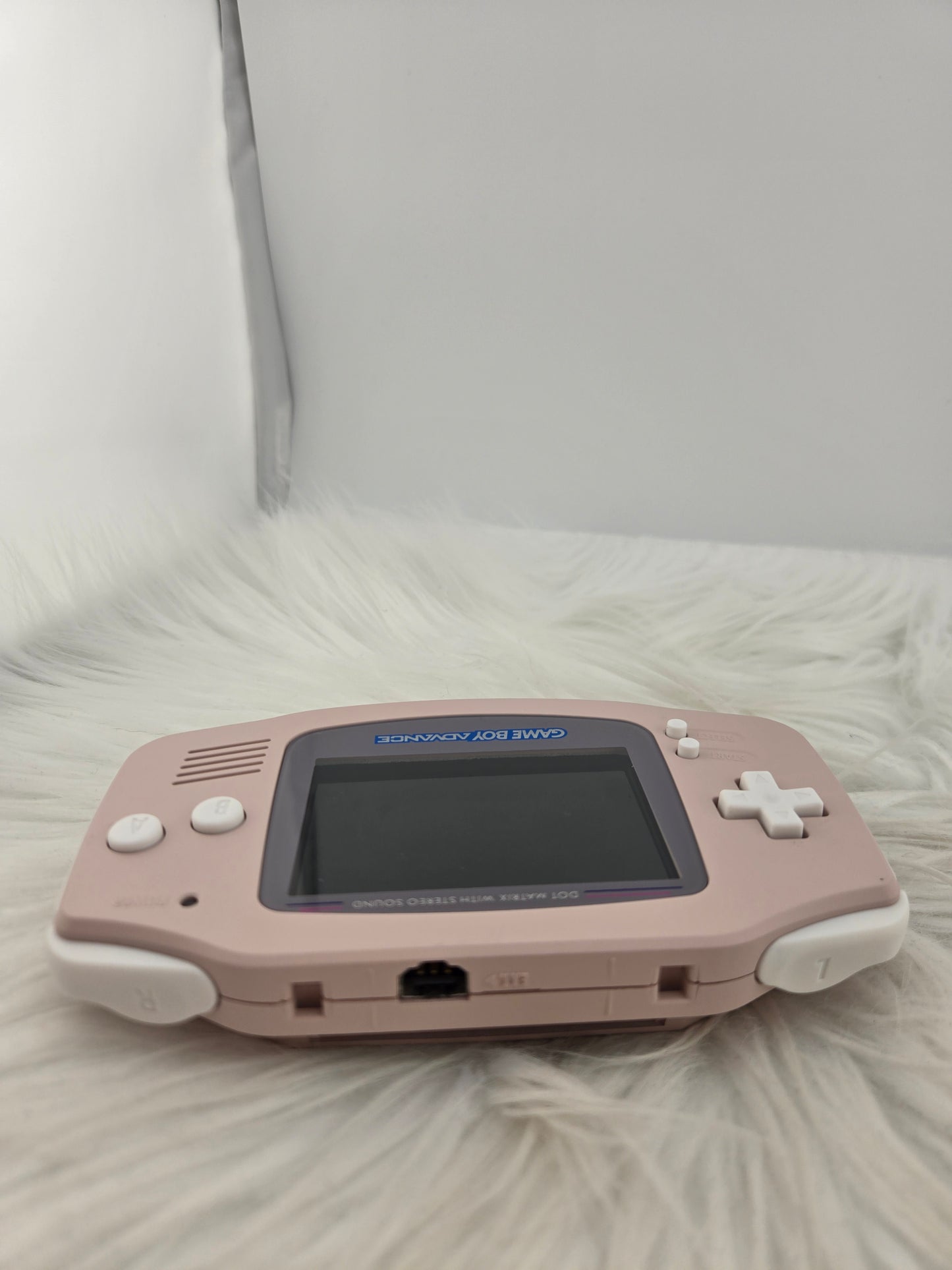 Custom Console: Pink and White Gameboy Advance
