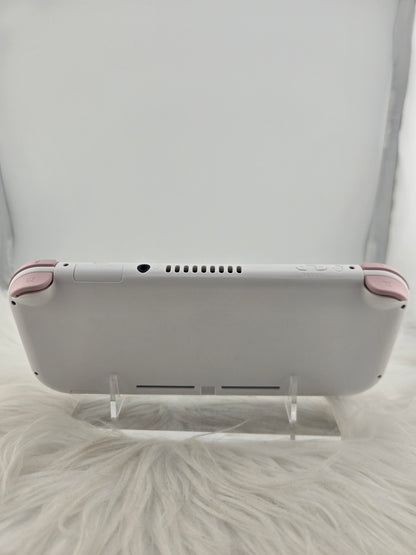 Custom Console: White and Pink Switch Lite