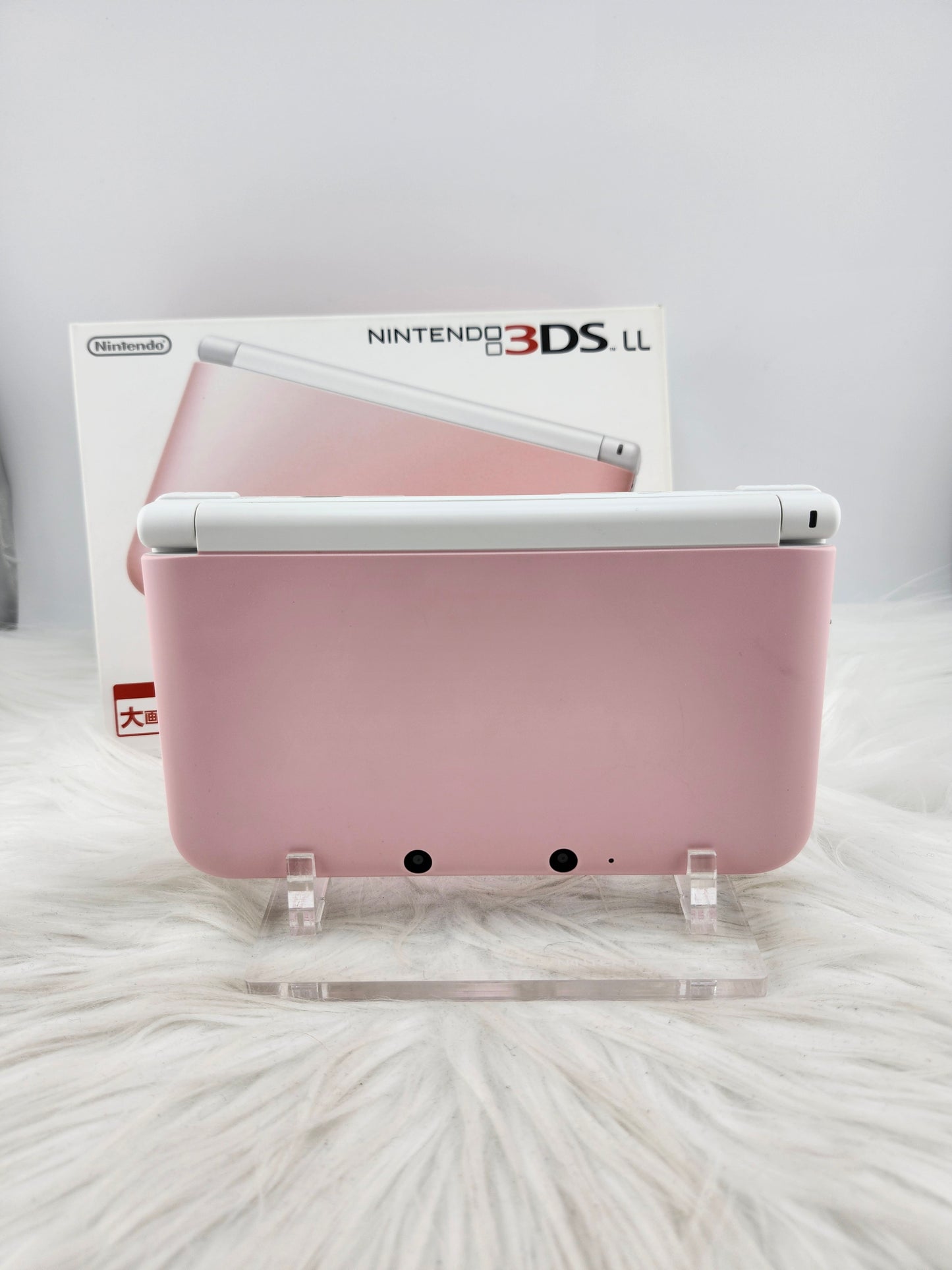 3DS XL Rosa y Blanco - Completo en Caja