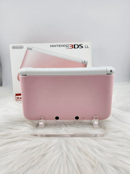 3DS XL Rosa y Blanco - Completo en Caja